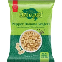 Garvi Gujarat Pepper Banana Wafers (6.35 oz bag)