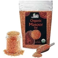 Jiva Organics Masoor Dal (Red Lentil) - 2 lbs (2 lbs bag)