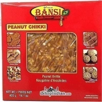 Bansi Peanut Jaggery Chikki - Peanut Brittle (14.1 oz box)