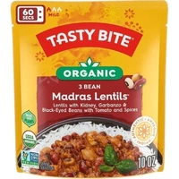 Tasty Bite Organic Organic Madras Lentils - 3 Bean (Ready-to-Eat) (10 oz pouch)