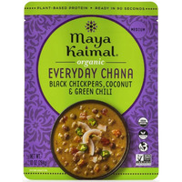 Maya Kaimal Organic Everyday Chana - Black Chickpeas + Coconut + Green Chili (10 oz pouch)