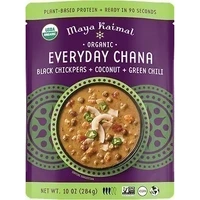 Maya Kaimal Organic Everyday Chana - Black Chickpeas + Coconut + Green Chili (10 oz pouch)