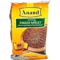 Anand Parboiled Whole Finger Millet (Ragi) (2 lbs bag)