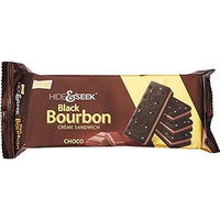 Parle Hide & Seek Black Bourbon Creme Sandwich - Choco (3.5 oz pack)