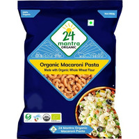 24 Mantra Organic Macaroni Pasta - Whole Wheat (14 oz bag)