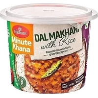 Haldiram's Instant Dal Makhani with Rice - Basmati Rice with Black Lentil Curry (3.17 oz pack)