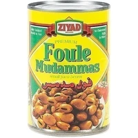 Ziyad Foule Madammas - Small Fava Beans Can  - Fully Cooked (9.6 oz can)