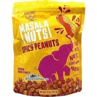 Deep Masala Nuts - Spicy Peanuts (8 oz bag)