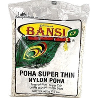 Bansi Poha - Super Thin (Nylon Poha) (2 lbs bag)