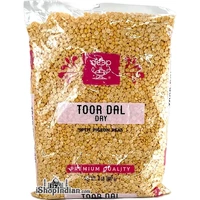 Deep Toor Dal - Dry - 2 lbs (2 lbs bag)