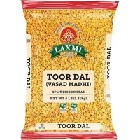 Laxmi Toor Dal - Plain Vasad Madhi - 4 lbs (4 lbs bag)