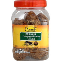 Anand Pesi Gur - Punjabi Jaggery (Pieces) (1.1 lbs jar)