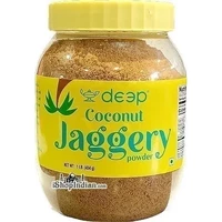 Deep Coconut Jaggery Powder (1 lb bottle)