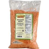 Bansi Masoor Gota - Whole Red Lentils (Without Skin) - 4 lbs (4 lbs bag)