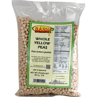 Bansi Whole Yellow Peas (White Vatana) - 2 lbs (2 lbs bag)