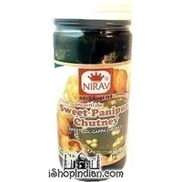 Nirav Pani Puri Concentrate - Sweet (7.74 oz bottle)