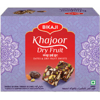 Bikaji Khajoor Dry Fruit Burfee (Dates & Dry Fruits Sweet) (250 gms. box)