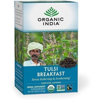 Organic India Tulsi Breakfast Tea (18 tea bags)