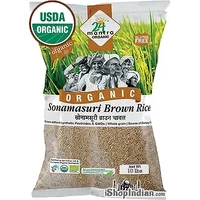 24 Mantra Organic Brown Sona Masoori Rice - 10 lbs (10 lbs bag)