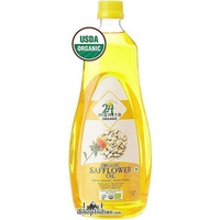 24 Mantra Organic Safflower Oil - 1 liter (1 liter bottle)
