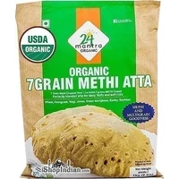 24 Mantra Organic 7 Grain Methi Atta / Flour (2.2 lbs pack)