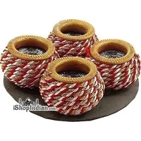 Dandiya Matki Diya (Red) - 4 Pack (4 pack)