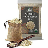 Jiva Organics Brown Basmati Rice (4 lbs bag)