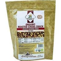 24 Mantra Organic Roasted Chana Snack - Salted (10 oz pack)