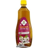 24 Mantra Cold Pressed Sesame Oil - 1 liter (1 liter bottle)