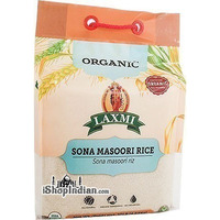 Laxmi Organic Sona Masoori Rice White - 10 lbs (10 lbs bag)