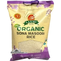 Laxmi Organic Sona Masoori Rice White - 10 lbs (10 lbs bag)