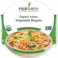 Food Earth Organic Vegetable Biryani (Ready-to-Eat) (7.93 oz tray)