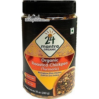 24 Mantra Organic Roasted Chickpeas - Turmeric (10 oz jar)