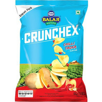 Balaji Crunchex Potato Chips - Chilli Tadka Flavour (135 gm pack)