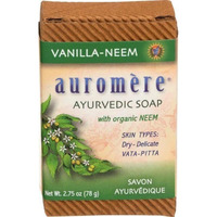 Auromere Ayurvedic Soap - Vanilla Neem (2.75 oz box)