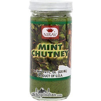 Nirav Mint Chutney - Pack of 6 (6 x 7.74 oz bottle)