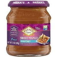 Patak's Sweet Mango Chutney - Pack of 6 (6 x 12 oz bottle)