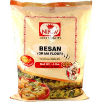 Nirav Gram Flour (Besan) Chickpea Flour - 4 lbs - PACK of 6 (6 x 4 lbs bag)