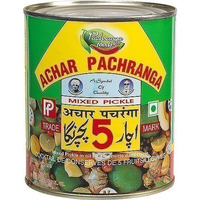 Pachranga Mixed Pickle - Pack of 6 (6 x 28 oz can)