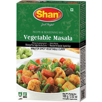 Shan Vegetable Masala - Pack of 6 (6 x 100 gm box)
