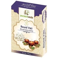 Ancient Veda Round Vati (Round Cotton Wicks) (100 pc box)