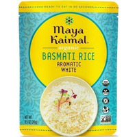 Maya Kaimal Organic Basmati Rice - Aromatic White (Ready-to-Eat) (8.5 oz bag)