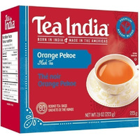 Tea India Orange Pekoe Black Tea - 80 Tea Bags (80 ct box)