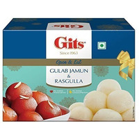 Gits Gulab Jamun & Rasgulla (Open & Eat) (500 gm + 500 gm tin)