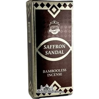 Anand Saffron Sandal - Bambooless Incense - 15 sticks (15 sticks box)