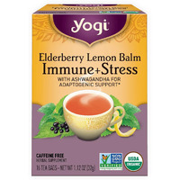 Yogi Elderberry Lemon Balm - Immune + Stress Tea (16 ct box)