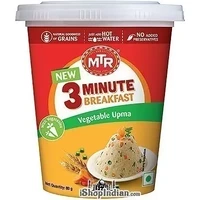 MTR 3 Minute Breakfast - Instant Vegetable Upma in Cup (2.82 oz cup)