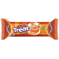 Britannia Treat Biscuits - Orange Cream Flavor (125 gm pack)