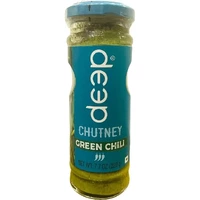 Deep Green Chili Chutney (7.7 oz Jar)