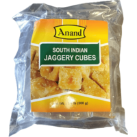 Anand South Indian Jaggery Cubes (Yellow) (1.1 lbs bag)